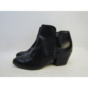 FRYE Womens Size 10 M Black Leather Zip Ankle Fashion Boots